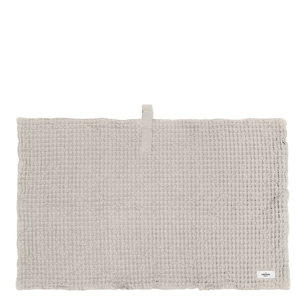 The Organic Company Big Waffle badematte 80x55 cm stone