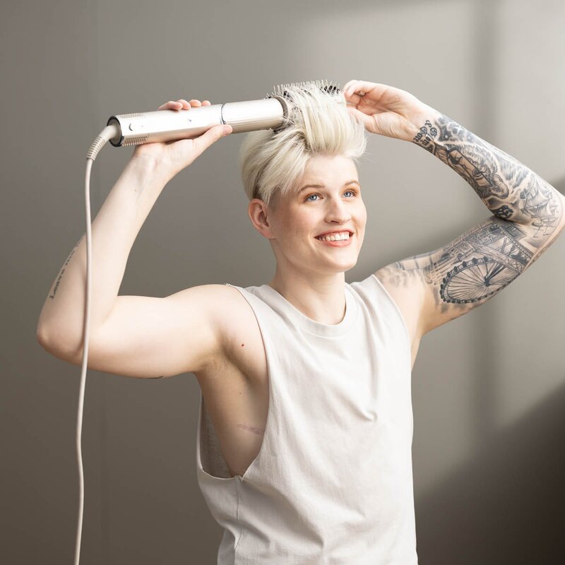 Shark Beauty Shark Beauty FlexStyle 3-i-1 multistyler og hårføner HD426SLEU stone