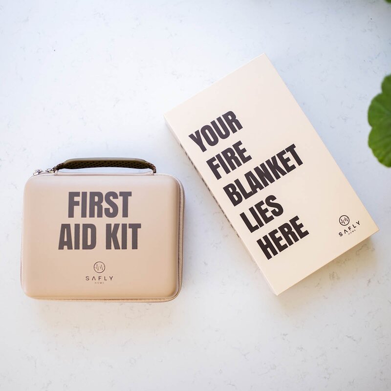 Safly Førstehjelpsskrin medium 15x19 cm samd