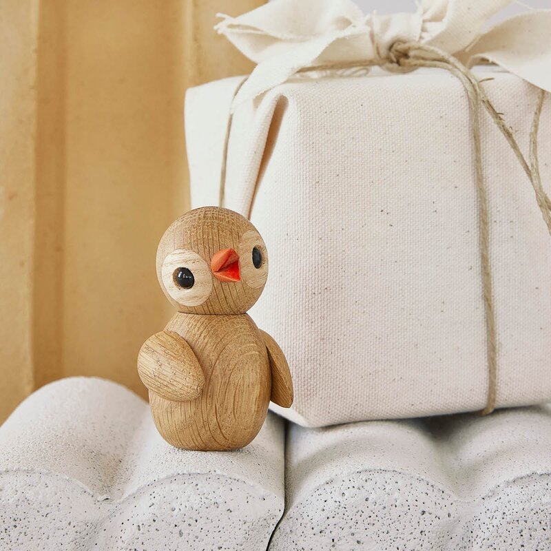 Spring Copenhagen Spring Birds Jokey tredekorasjon 6,5 cm eik