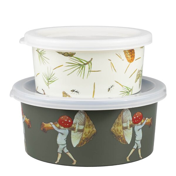 Rätt Start Beskow snackboks 2 stk Tomtebobarnen