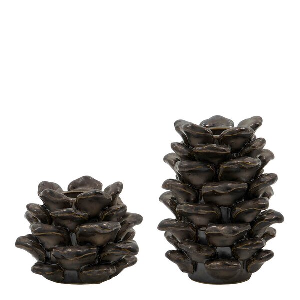 House Doctor Cone lysestake 2 stk antikk metall