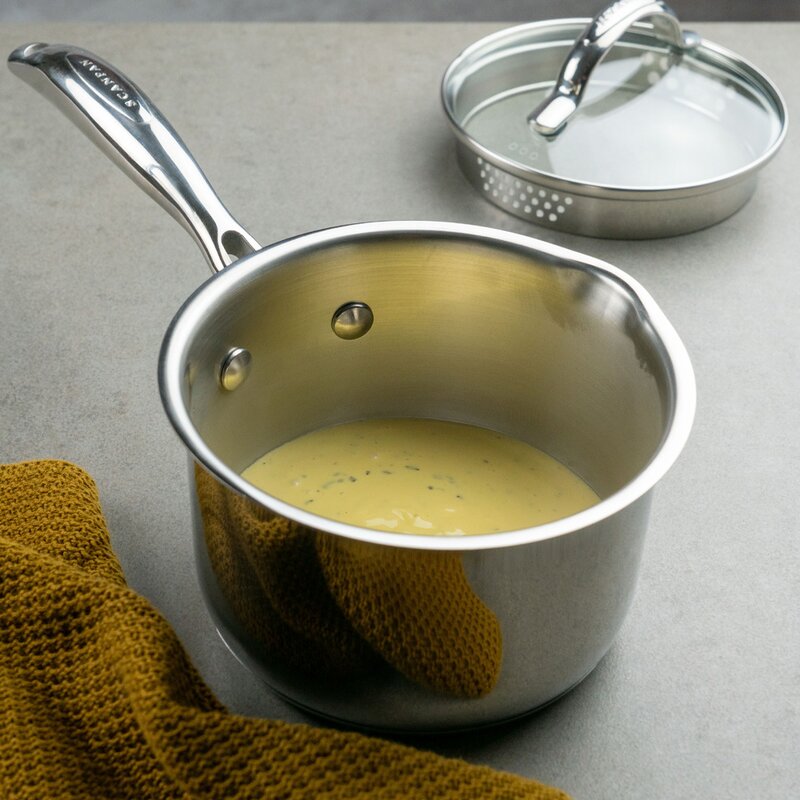 Scanpan STS kasserolle m/ lokk 1,2L/14 cm