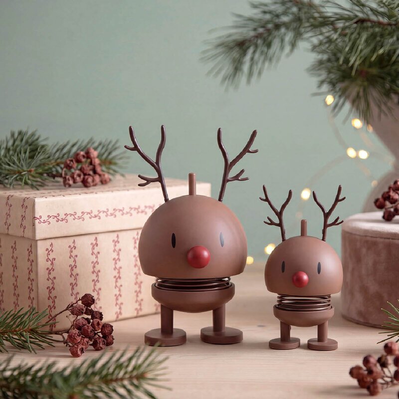 Hoptimist Bumble Soft Reindeer sett XS/S choko