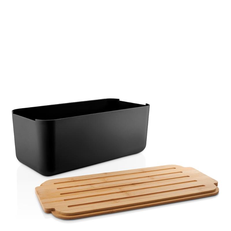 Eva Solo Tools brødboks med bambuslokk 42x19 cm svart