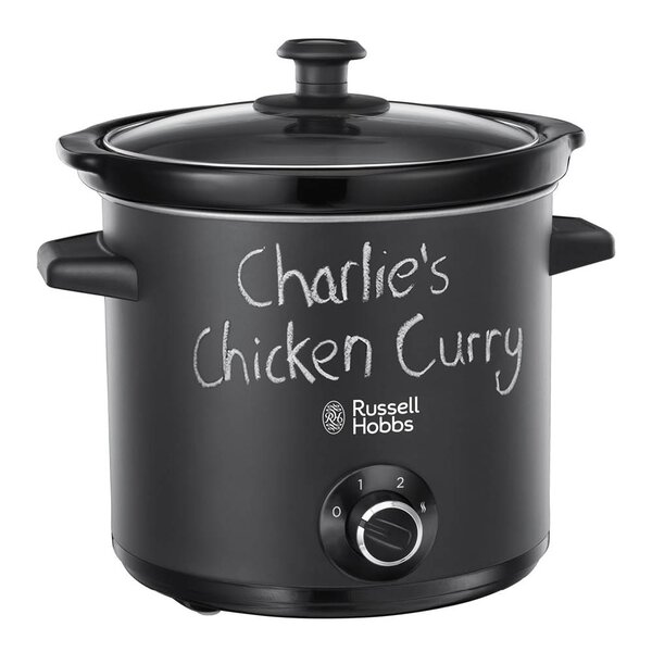 RUSSELL HOBBS SlowCooker gryte med tavle 3,5L 200W svart