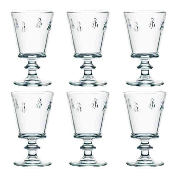 La Rochère Abeille glass med stett 35 cl 6 stk