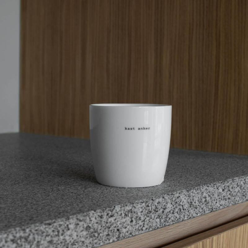 Sögne Home Krus kast anker 30 cl hvit