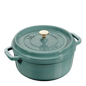 Staub La Cocotte rund gryte 24 cm 3,8L eukalyptus
