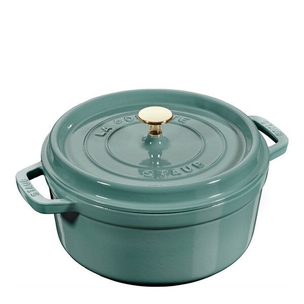 Staub La Cocotte rund gryte 24 cm 3,8L eukalyptus