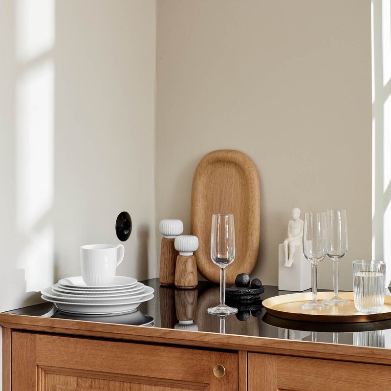 Kähler Hammershøi tallerken 22 cm 4 stk hvit