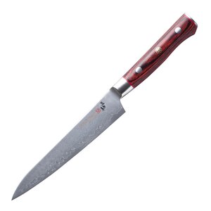 Zanmai Flame Classic Damaskus PRO Petty kniv 15 cm pakkawood