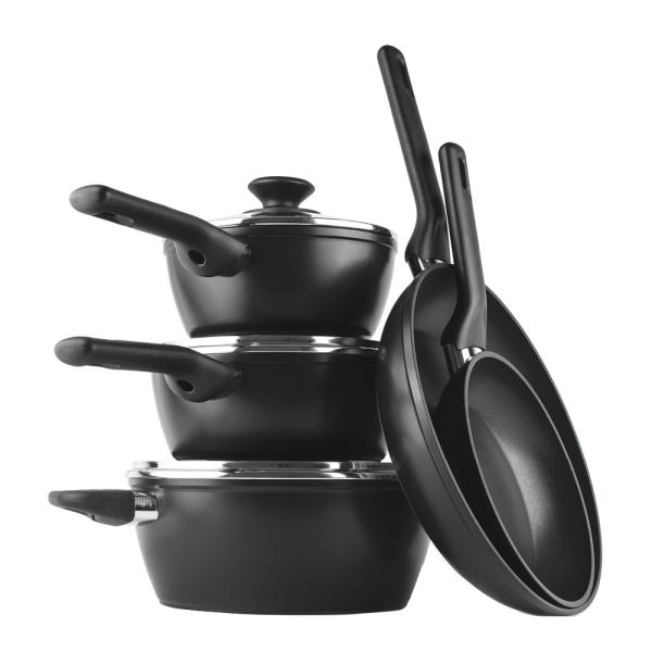 Modern House Kitchen Essentials grytesett 5 deler svart