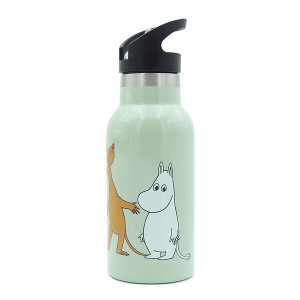Moomin Mummi drikkeflaske 0,35L Familien grønn