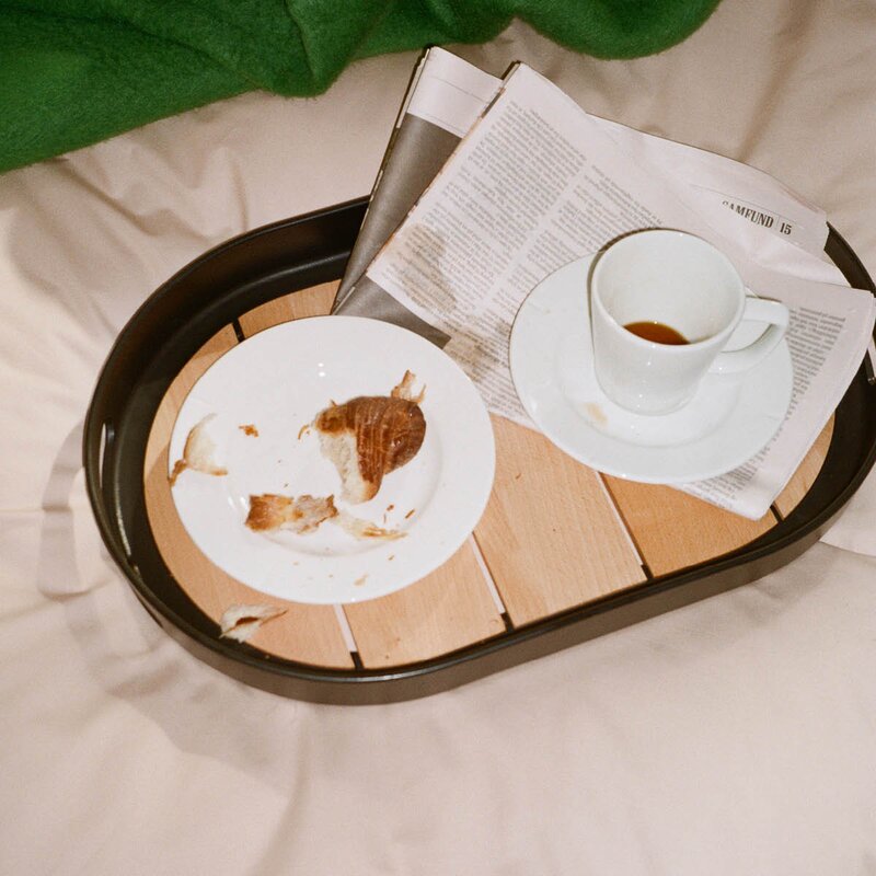 Rosendahl Carry me brett 48x31 cm svart