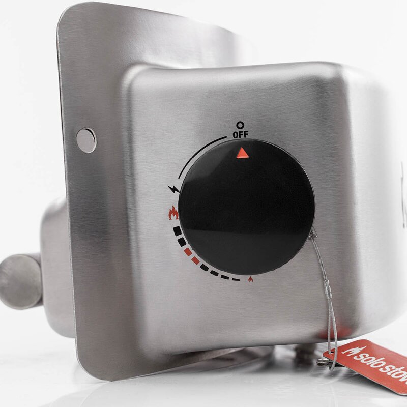 Solo Stove Gassbrenner til pizzaovn stål