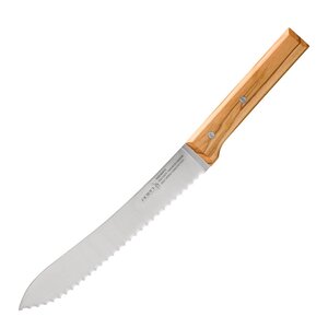 Opinel Parallèle brødkniv 34 cm oliven
