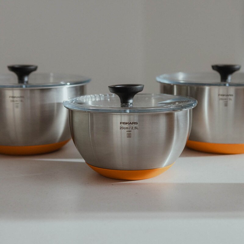 Fiskars Functional Form bakebolle 5L rustfritt stål
