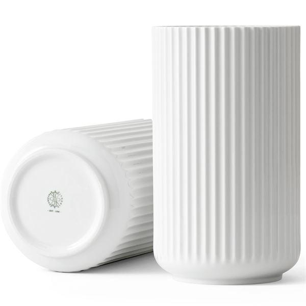Lyngby Porcelæn Vase 25 cm hvit