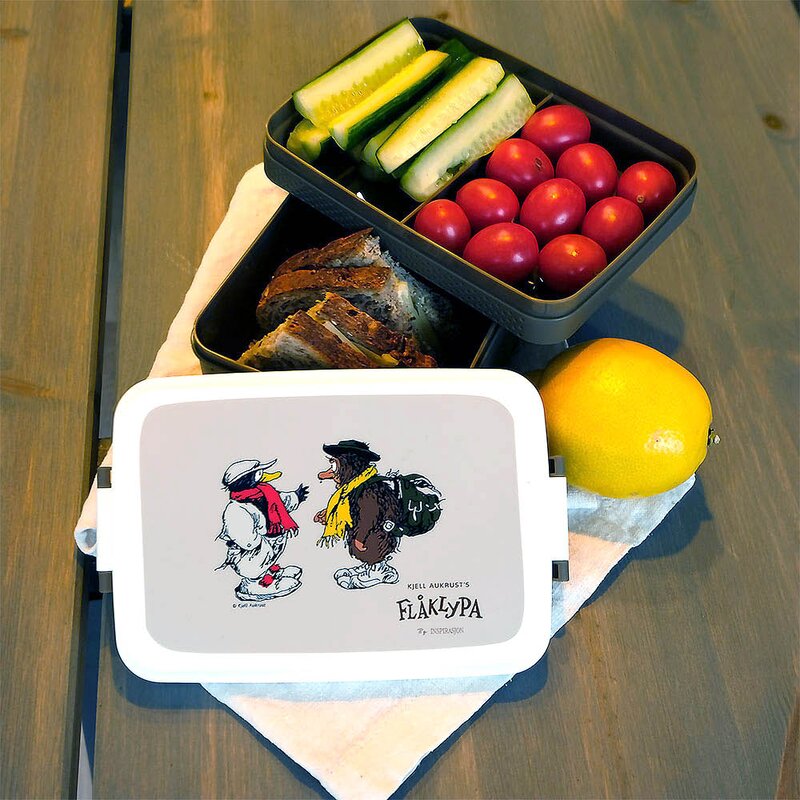 Flåklypa Flåklypa matboks 8x12x19 cm Samtalen