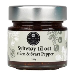 Amundsen Spesial Syltetøy til ost 130 g fiken & svart pepper