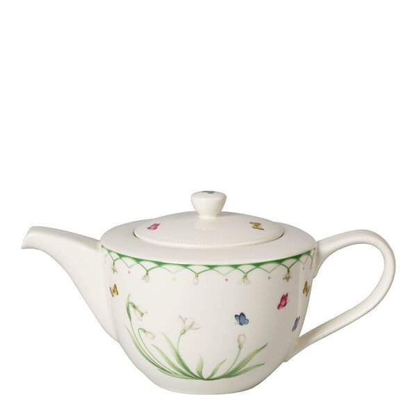 Villeroy & Boch - Colourful Spring tekanne 1,3 L hvit/grønn