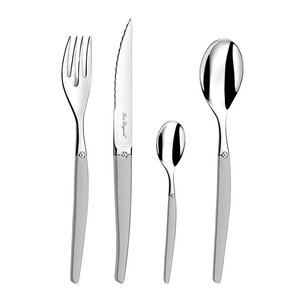 Lou Laguiole Jet bestikksett 24 deler satin