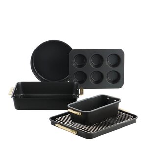 GreenPan Padova Reserve bakeformsett 6 deler Black