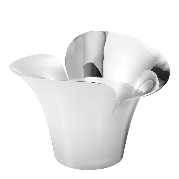 Georg Jensen – Bloom Botanica blomsterpotte stor 22,3 cm sølv