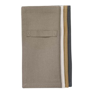 The Organic Company Serviett i bomull 20x20 cm 4 stk earth