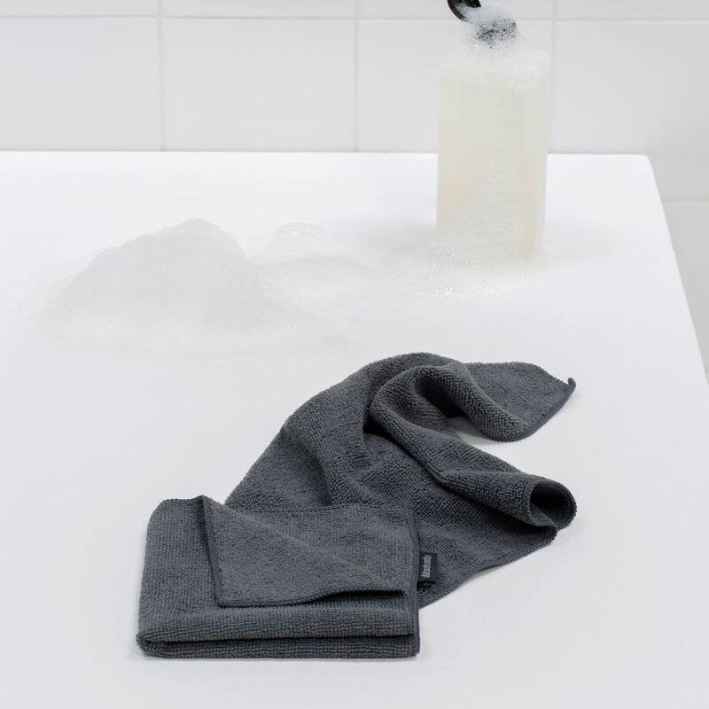 Brabantia SinkSide mikrofiberklut 30x30 cm 2 stk mørk grå
