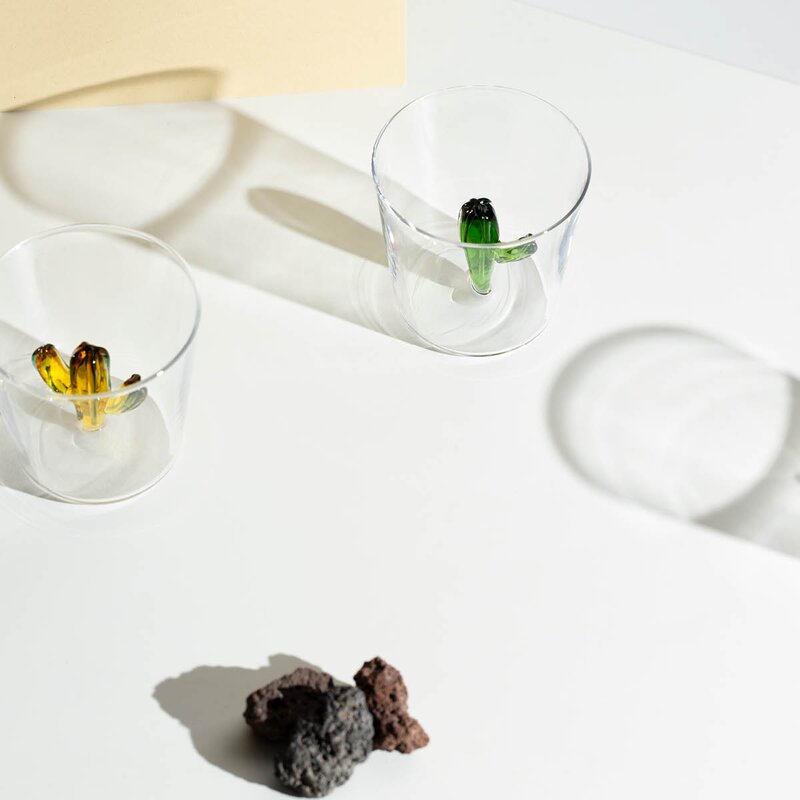 Ichendorf Milano Desert Plants vannglass 30 cl kaktus grønn