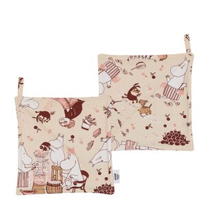 MoominArabia Mummi gryteklut 22x22 cm 2 stk Husarbeid