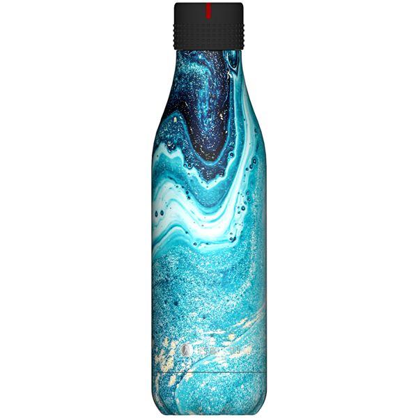 Les Artistes Bottle Up Design termoflaske 0,5L blå/gull