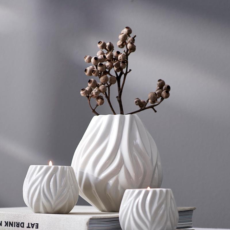 Morsø Flame vase 15 cm hvit