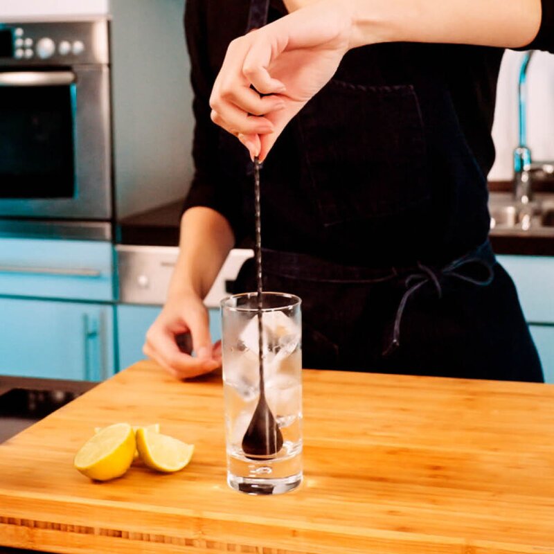 Lurch Disk barskje med muddler 29 cm smokey grey