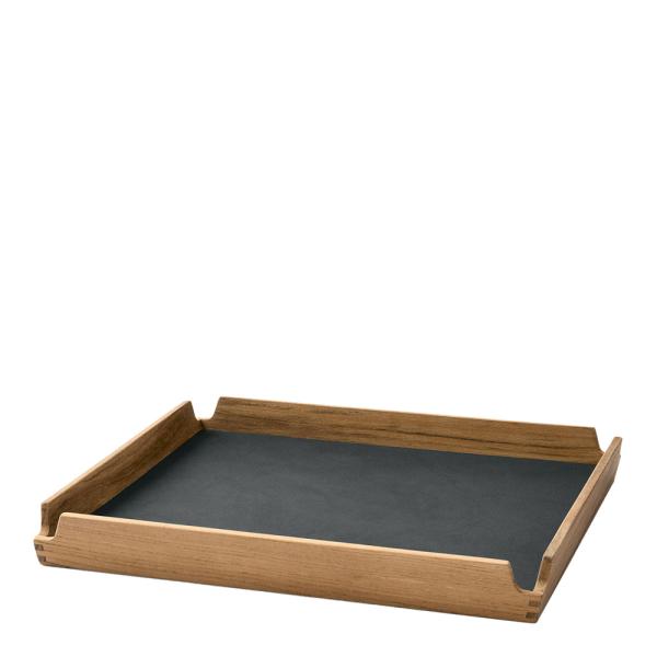 LIND DNA – Airy teak brett 30,1×30,1 cm nupo antrasitt