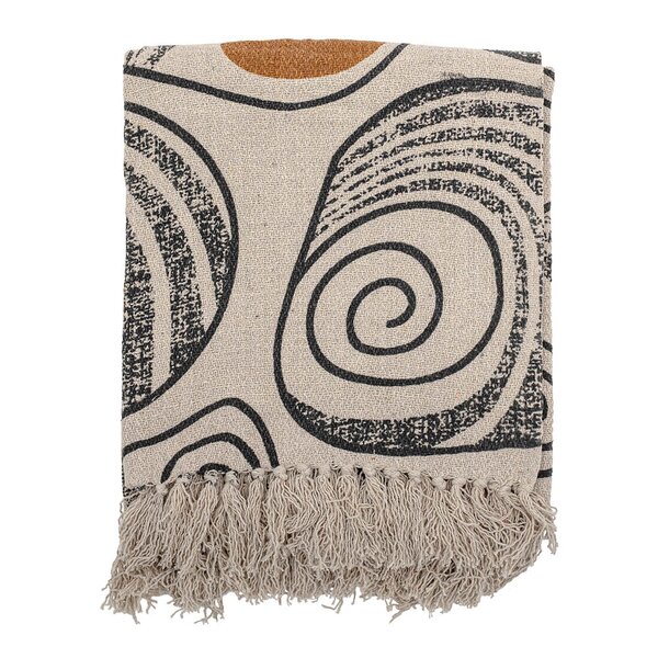 Bloomingville Pledd Giano 160x130 cm natur