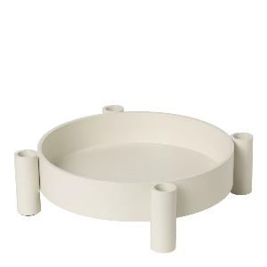Broste Copenhagen Silke adventsstake 32 cm rainy day grey