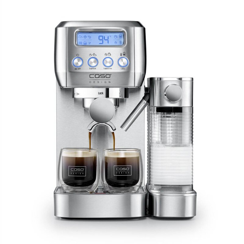 Caso Gourmet Latte espressomaskin sølv