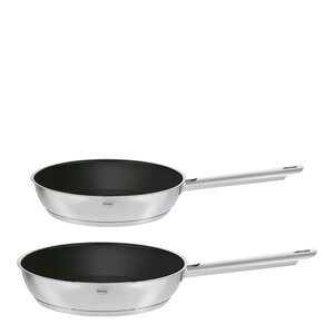 Rösle PureElements stekepannesett 2 deler 20/28 cm stål/svart