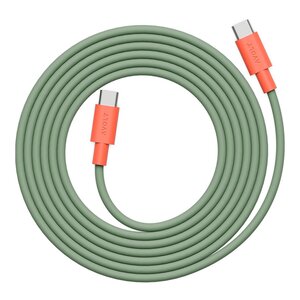 Avolt Cable 1 Bauhaus Archiv USB-C til USB-C kabel 2 m Gecko Bloom