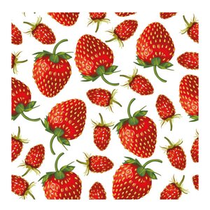 Ambiente Serviett 33x33 cm 20 stk Strawberries