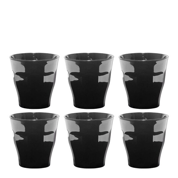 Duralex Picardie glass 25 cl 6 stk svart