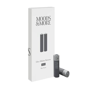 Moods & More AAA-batteri 12 stk svart