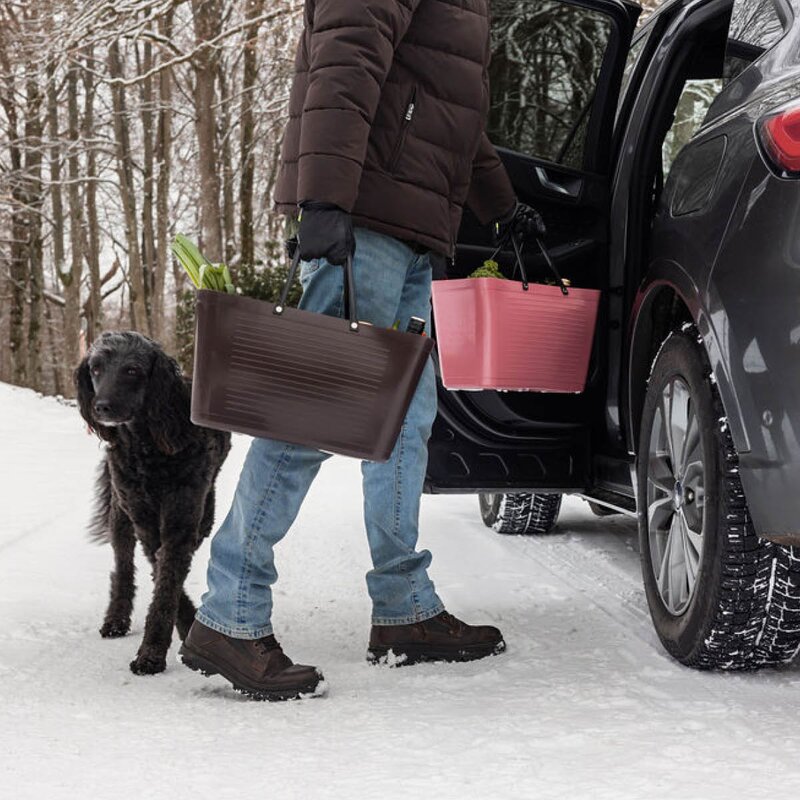 Hinza Green Plastic veske stor 15 L brun