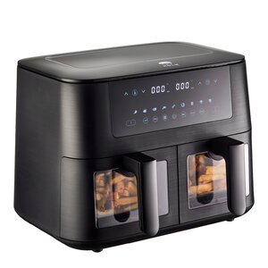 Holm Dobbel airfryer 9L 2800W matt svart