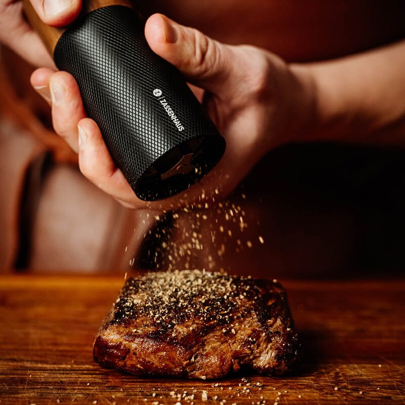 Zassenhaus Performer pepperkvern 13 cm valnøtt/svart