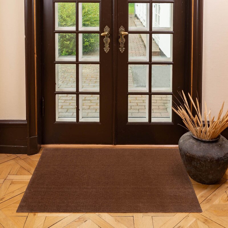 Tica Copenhagen Unicolor gulvmatte 130x90 cm cognac