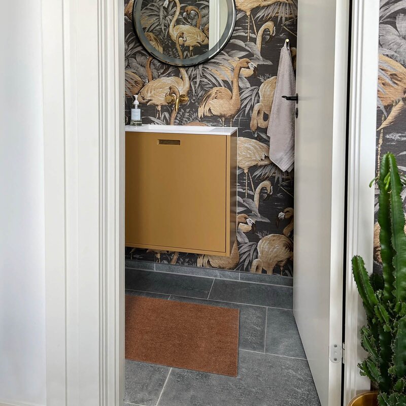 Tica Copenhagen Unicolor gulvmatte 40x60 cm cognac